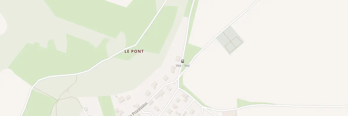Plan du 2B Che de la Procession à Vez