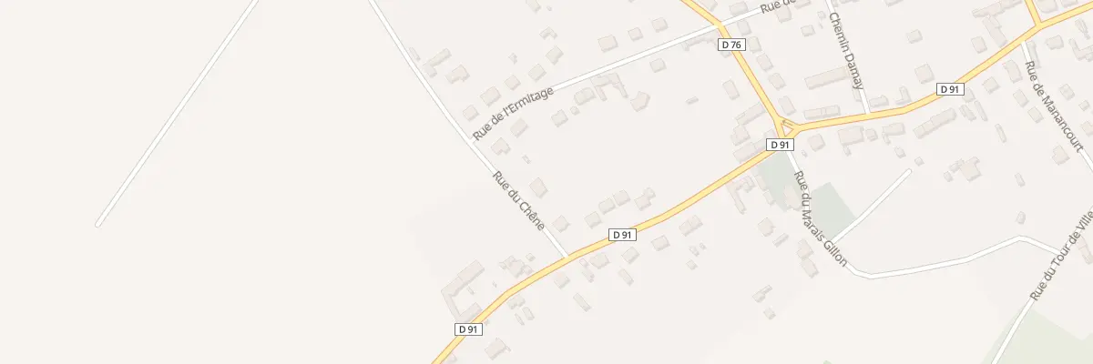 Plan du 200 Rue du Chêne à Muirancourt
