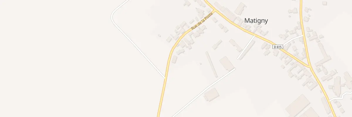 Plan du 17 Rue de la Poste à Matigny