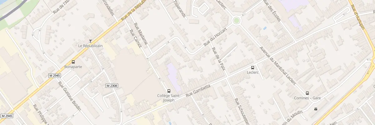 Plan du 21 Rue du Hoccart à Comines