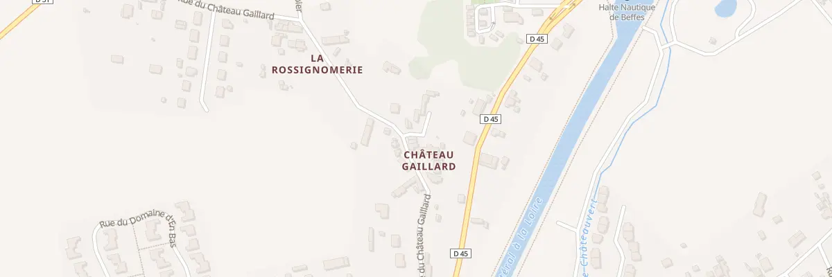 Plan du 20 Rue du Château Gaillard à Beffes