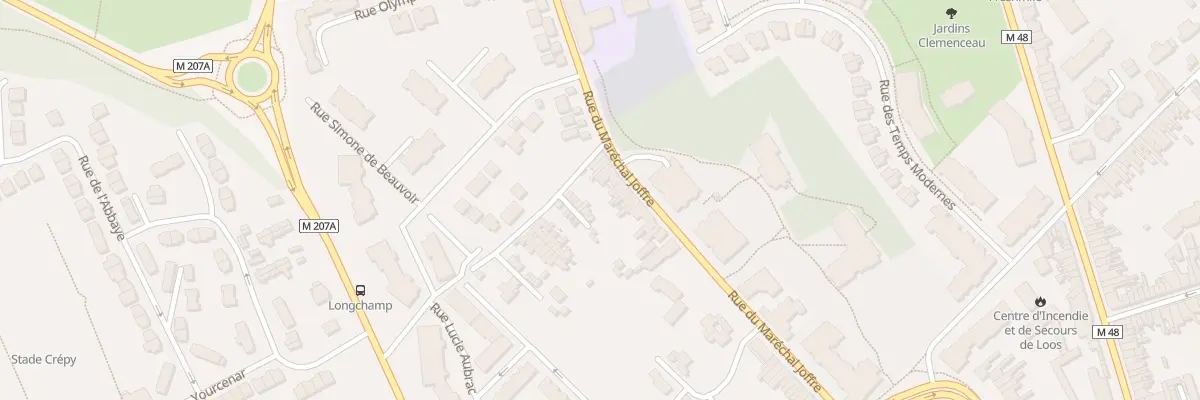 Plan du 47 Rue du Maréchal Joffre à Loos