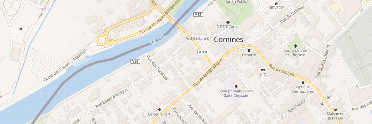 Plan du 11 Rue Pierre Housez à Comines