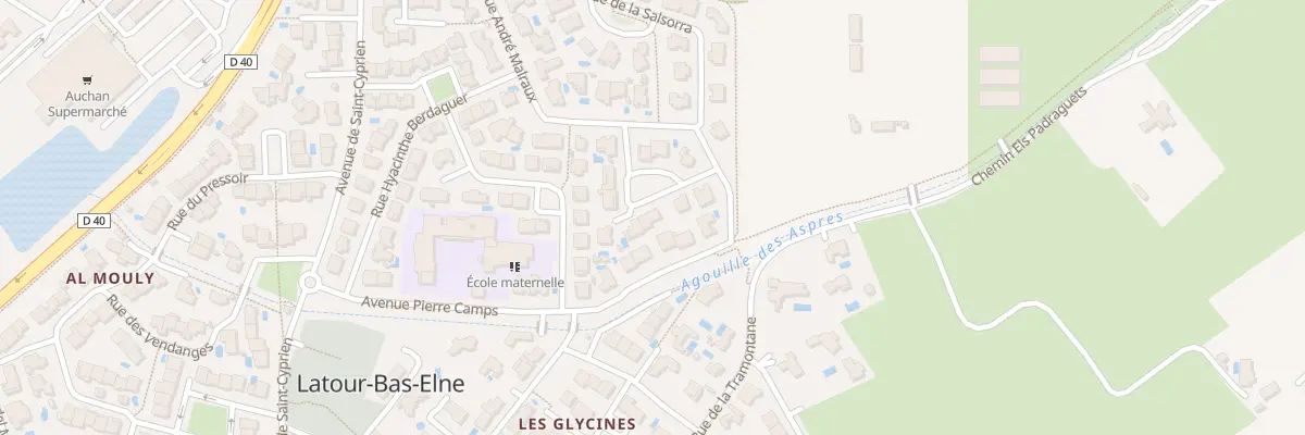 Plan du 8 Rue Arnaud de la Tour à Latour-Bas-Elne
