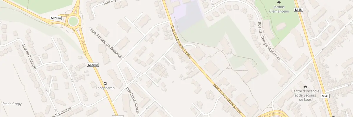 Plan du 45 Rue du Maréchal Joffre à Loos