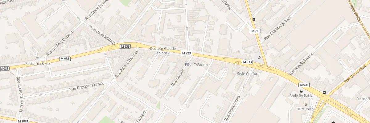 Plan du 511 Av de Dunkerque Lomme à Lille