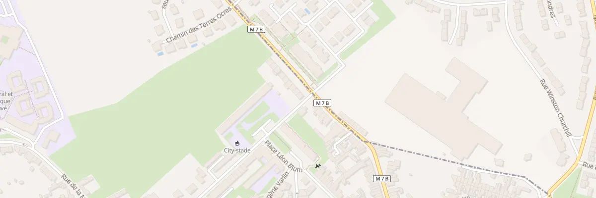 Plan du 99 Rue Eugène Descamps à Lille