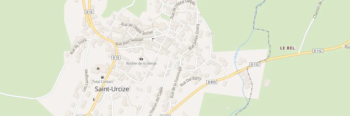 Plan du 5145 Le Bourg à Saint-Urcize