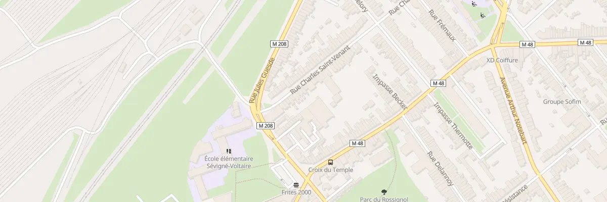 Plan du 46 Rue Charles Saint Venant Lomme à Lille