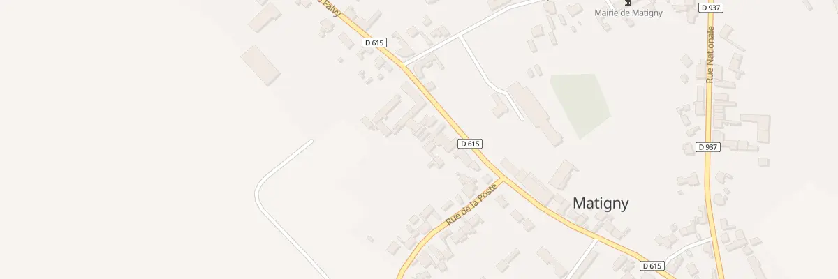 Plan du 38 Rue de Falvy à Matigny