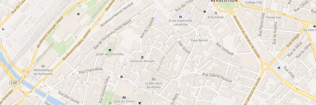 Plan du 3 Rue Diderot à Narbonne