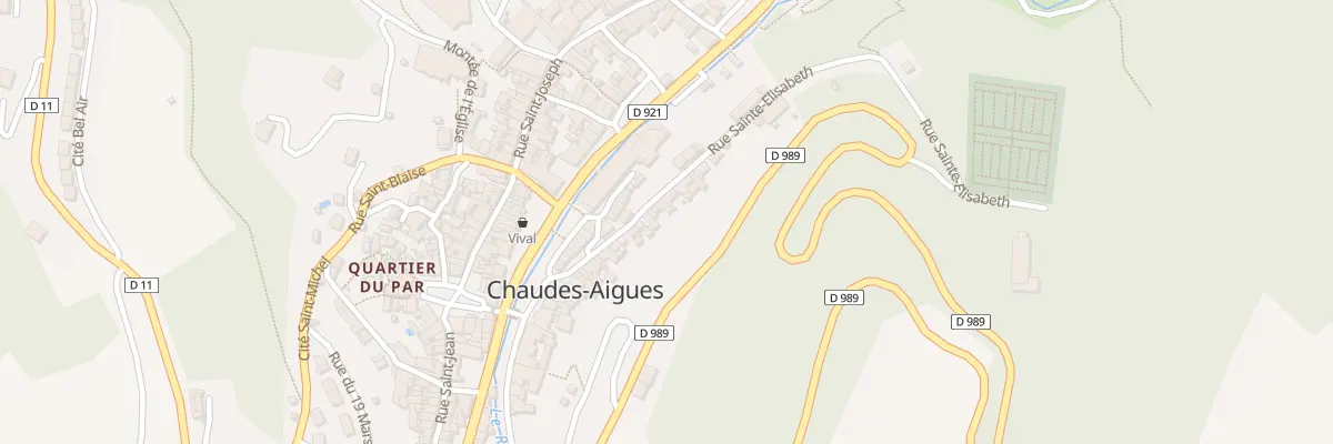 Plan du 36 Rue Sainte-elisabeth à Chaudes-Aigues
