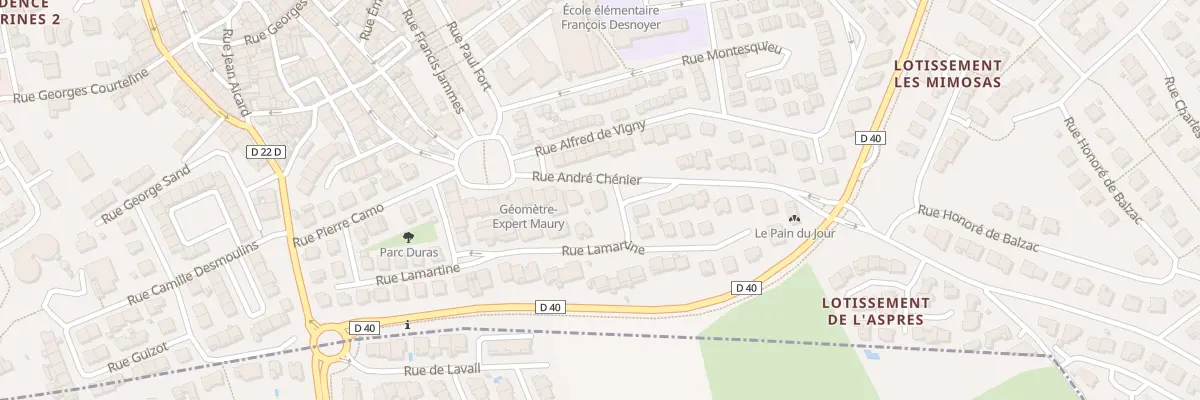 Plan du 10 Rue André Chénier à Saint-Cyprien