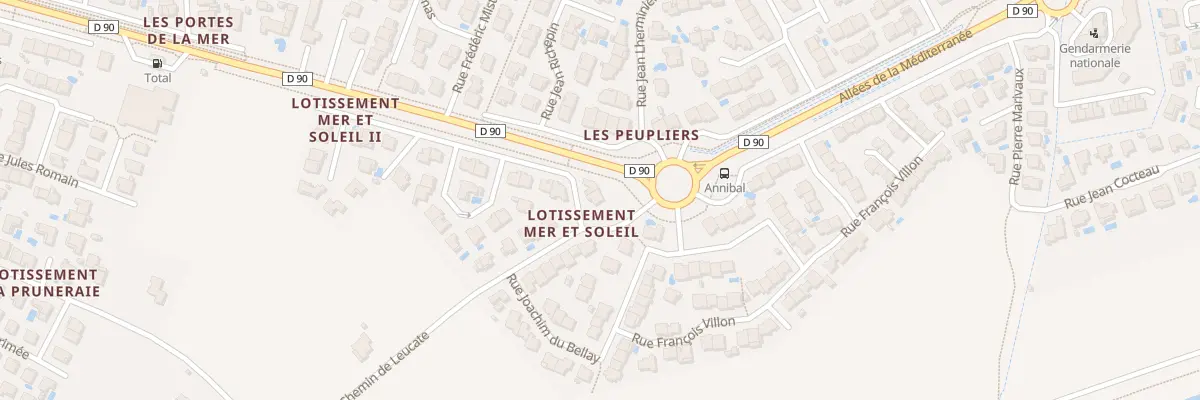 Plan du 94 All de la Mediterranee à Saint-Laurent-de-la-Salanque