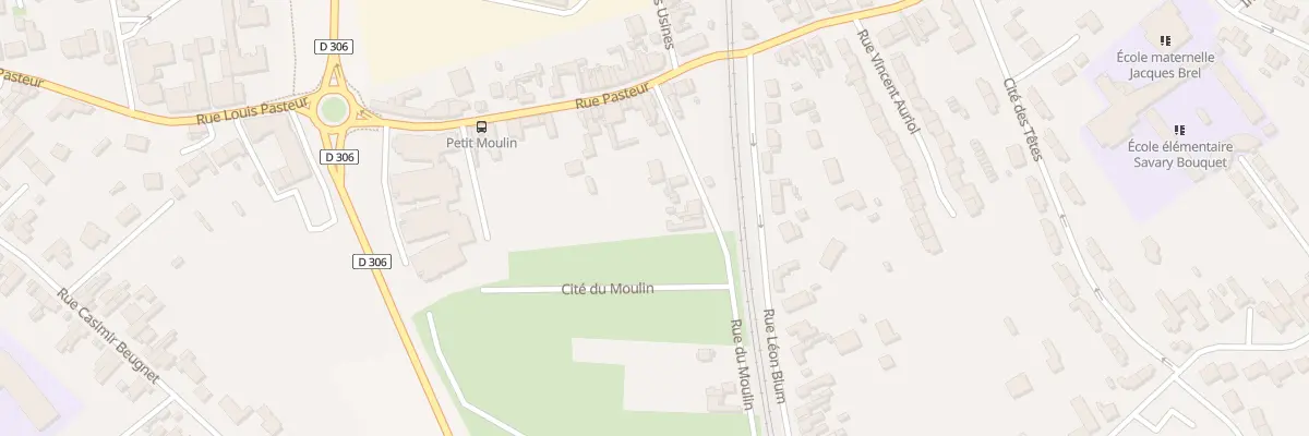 Plan du 4 Rue du Moulin à Oignies