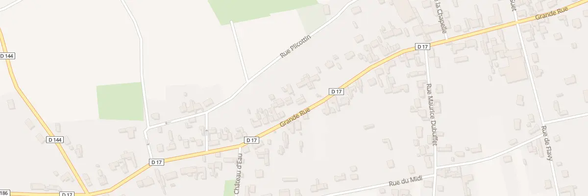 Plan du 84 Gr Grande Rue à Esmery-Hallon