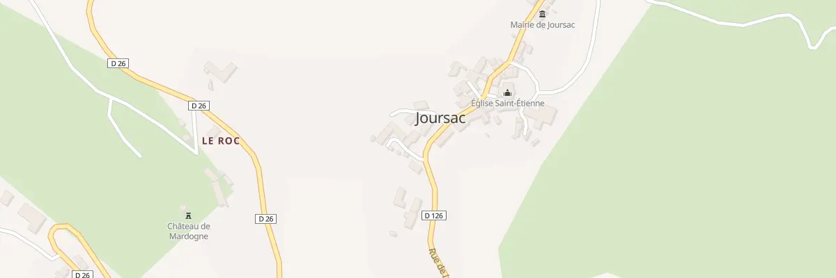 Plan du 5051 Le Bourg à Joursac