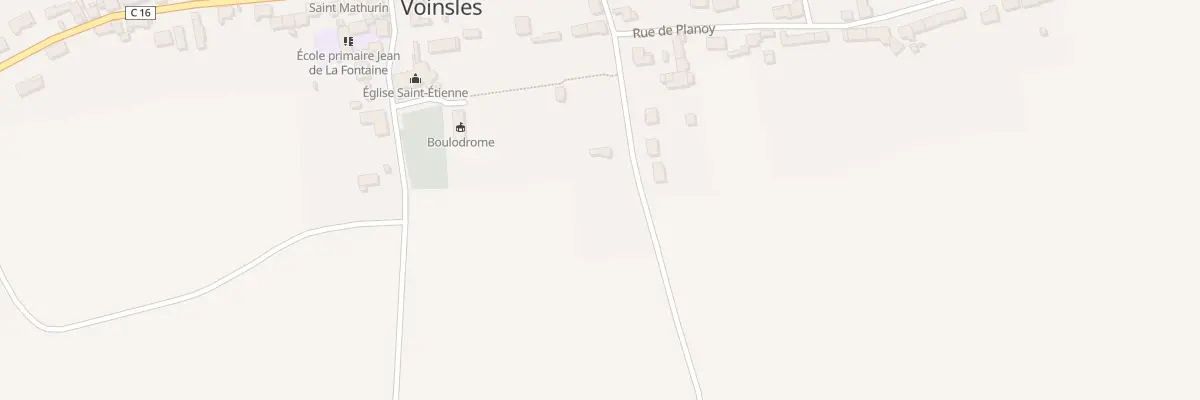 Plan du 12 Rue du Parc à Voinsles
