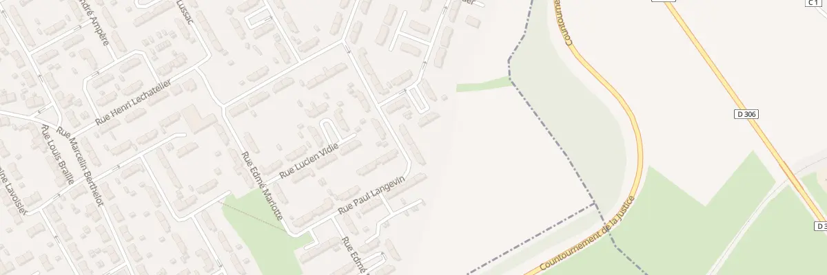 Plan du 18 Rue Paul Langevin à Oignies
