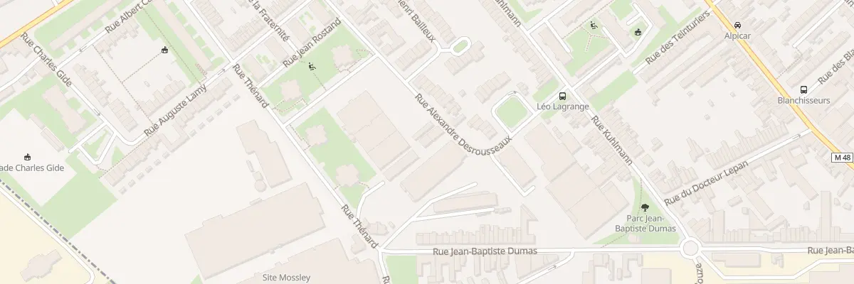 Plan du 52T Rue Alexandre Desrousseaux Lom à Lille