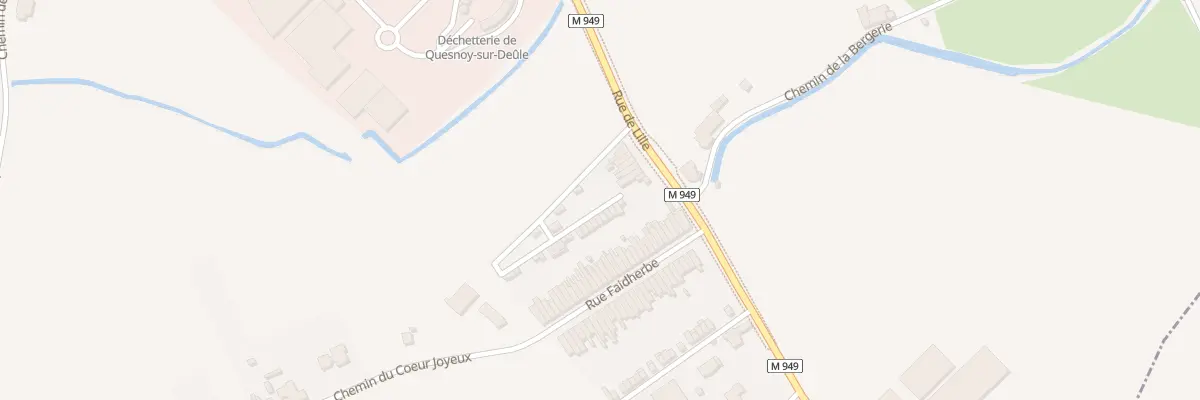 Plan du 966 Rue de Lille à Quesnoy-sur-Deûle