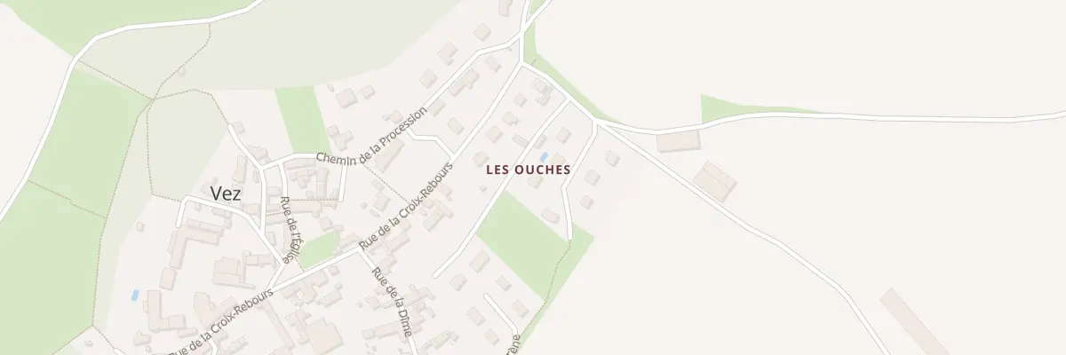 Plan du 6 Rue des Ouches à Vez