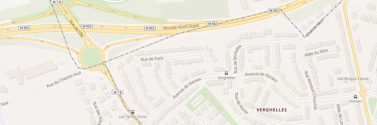 Plan du 13 Rue de Paris à Lambersart