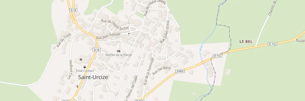 Plan du 5199 Le Bourg à Saint-Urcize