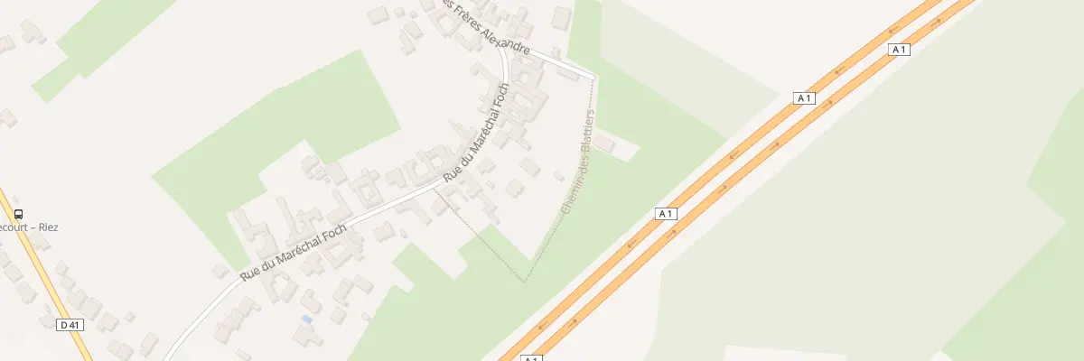 Plan du 13 Rue du Maréchal Foch à Camphin-en-Carembault