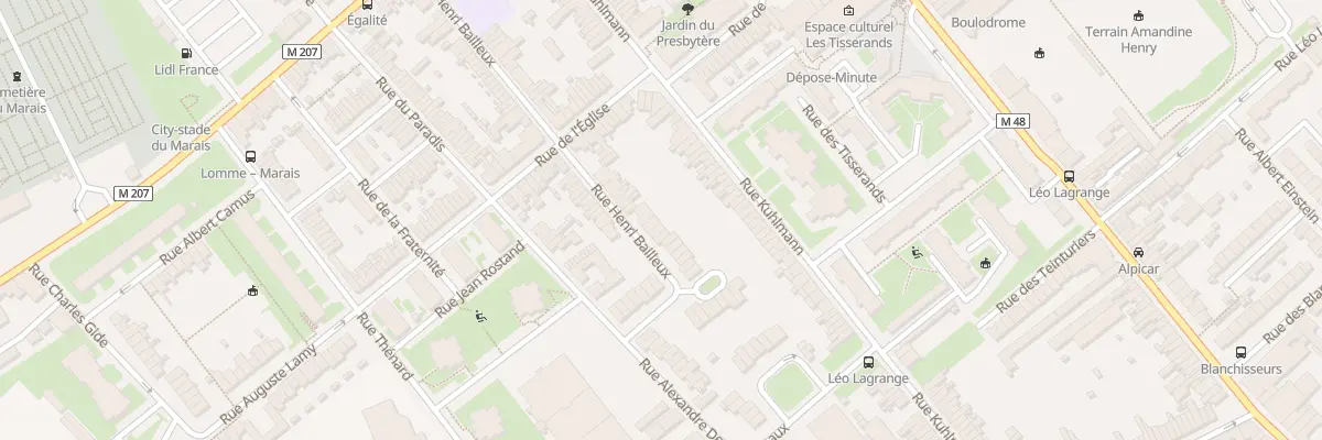 Plan du 49 Rue Henri Bailleux à Lille