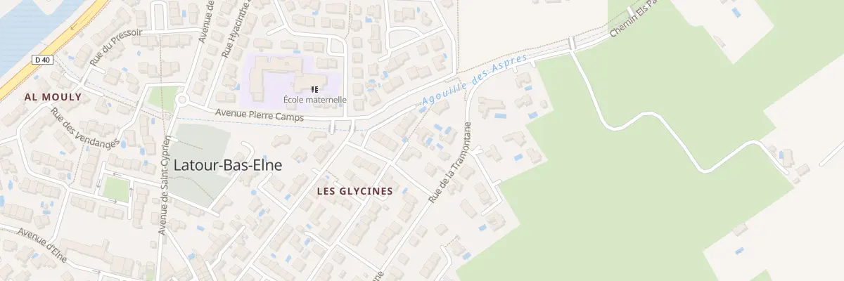 Plan du 8 Rue des Arbousiers à Latour-Bas-Elne