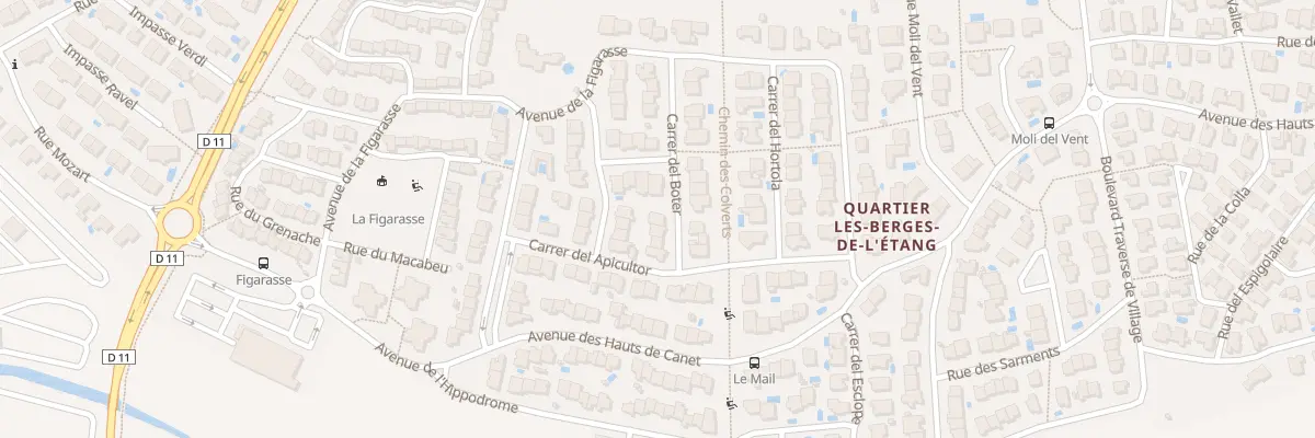 Plan du 10 Rue Carrer Del Boter à Canet-en-Roussillon