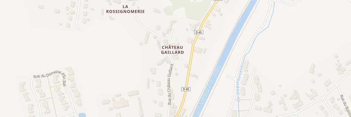 Plan du 8 Rue du Château Gaillard à Beffes