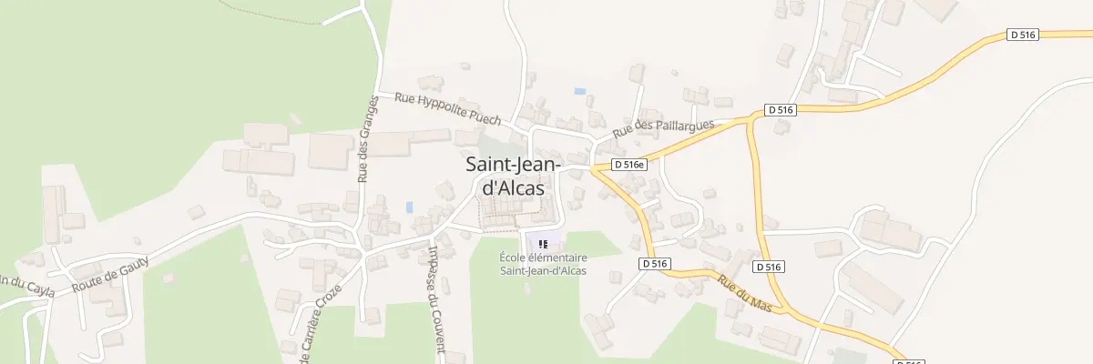 Plan du 5008 Saint Jean d’Alcas à Saint-Jean-et-Saint-Paul