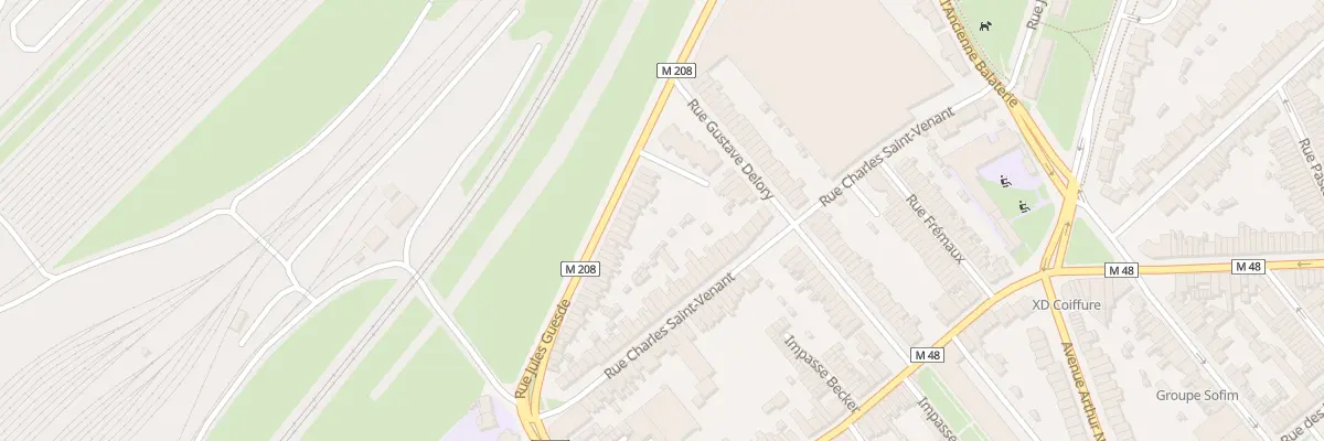 Plan du 44 Rue Jules Guesde Lomme à Lille