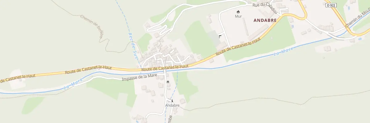 Plan du 5048 Andabre à Rosis