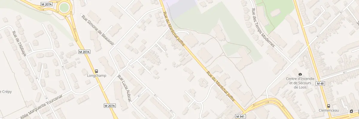 Plan du 31 Rue du Maréchal Joffre à Loos