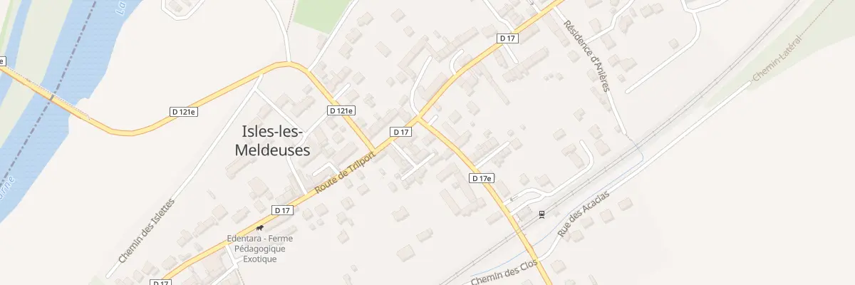 Plan du 1 Rue de la Gare à Isles-les-Meldeuses