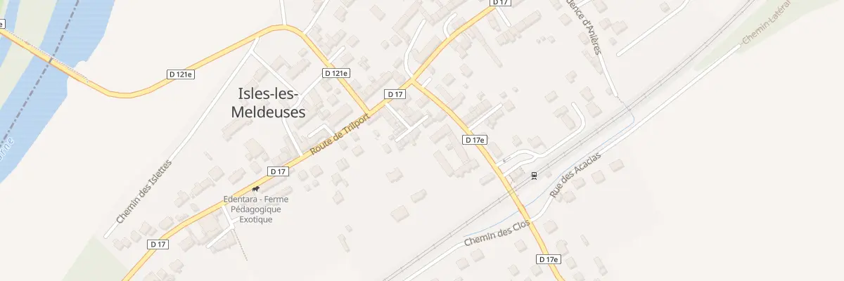 Plan du 17 Pas de la Gare à Isles-les-Meldeuses