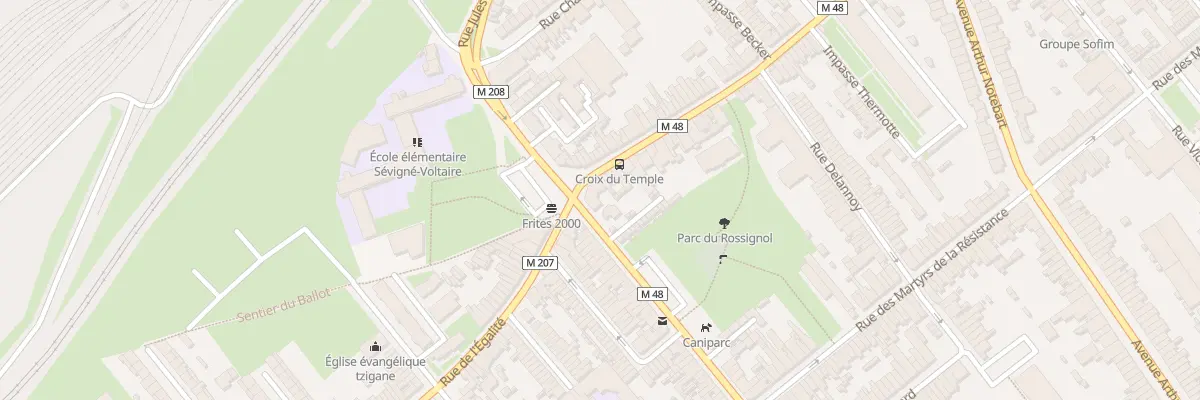 Plan du 2 Rue Anatole France Lomme à Lille