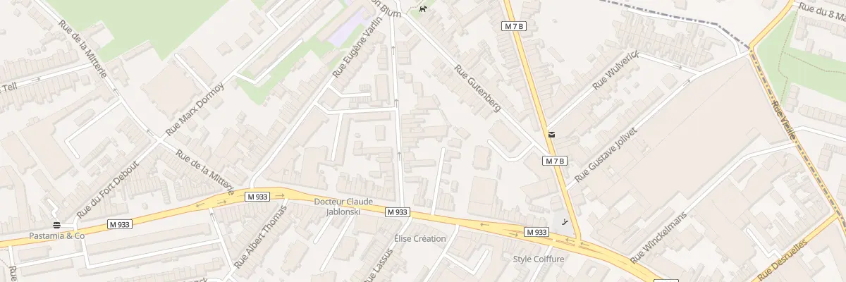 Plan du 10 Rue Danton Lomme à Lille
