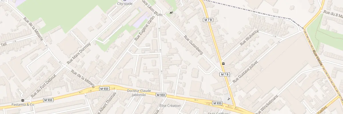 Plan du 20 Rue Danton Lomme à Lille