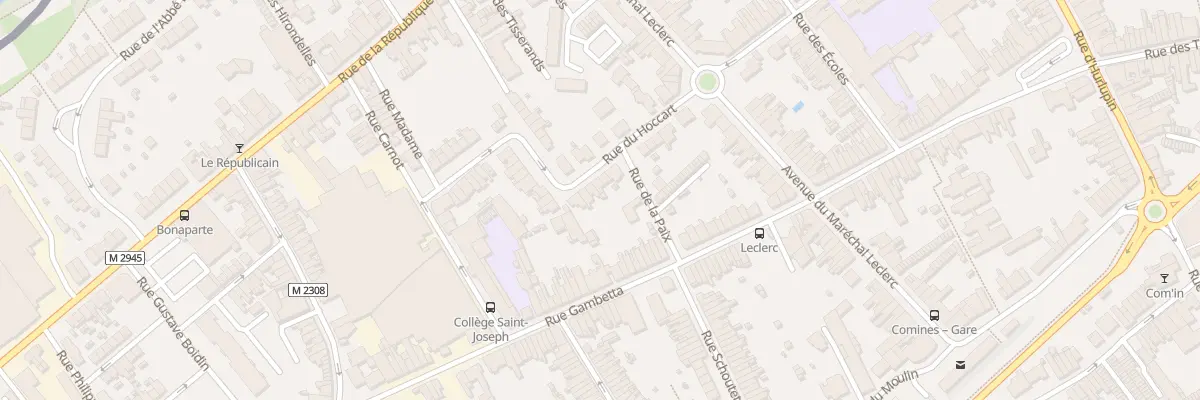 Plan du 15 Rue du Hoccart à Comines