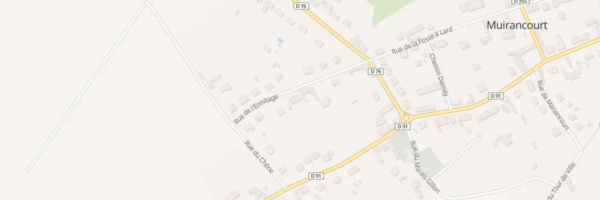Plan du 121 Rue de l’Ermitage à Muirancourt