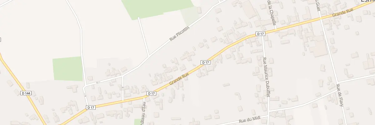 Plan du 80 Gr Grande Rue à Esmery-Hallon