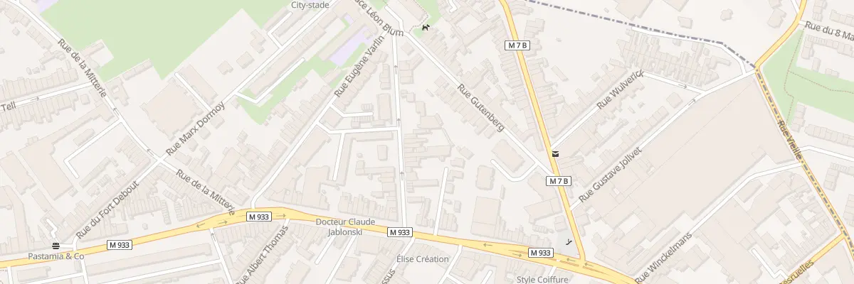 Plan du 18 Rue Danton Lomme à Lille