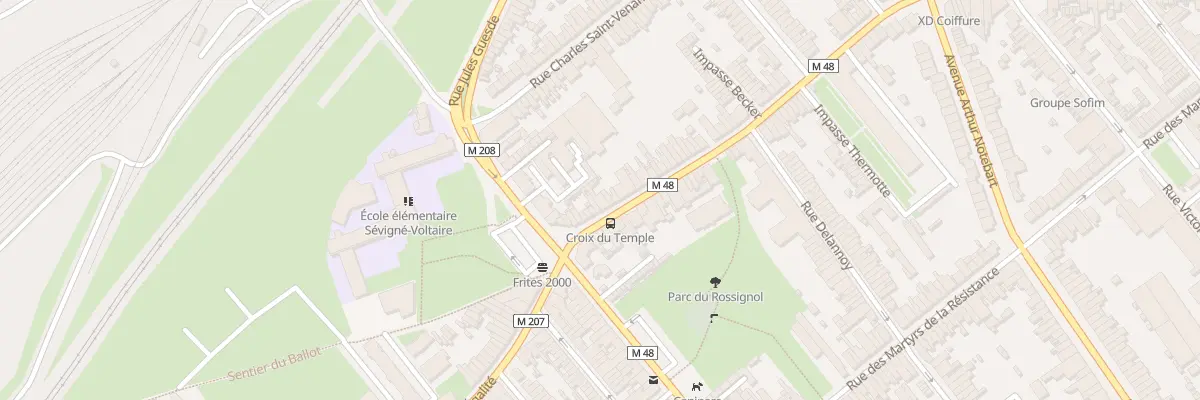 Plan du 13 Rue Anatole France Lomme à Lille