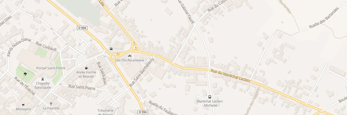 Plan du 1 Rue du Coizel à Noyon