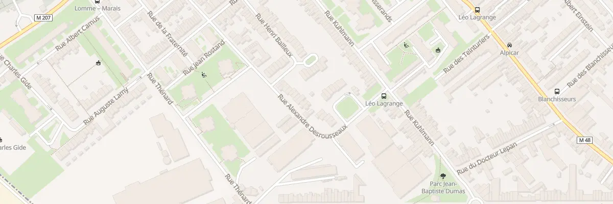 Plan du 43 Rue Alexandre Desrousseaux Lom à Lille