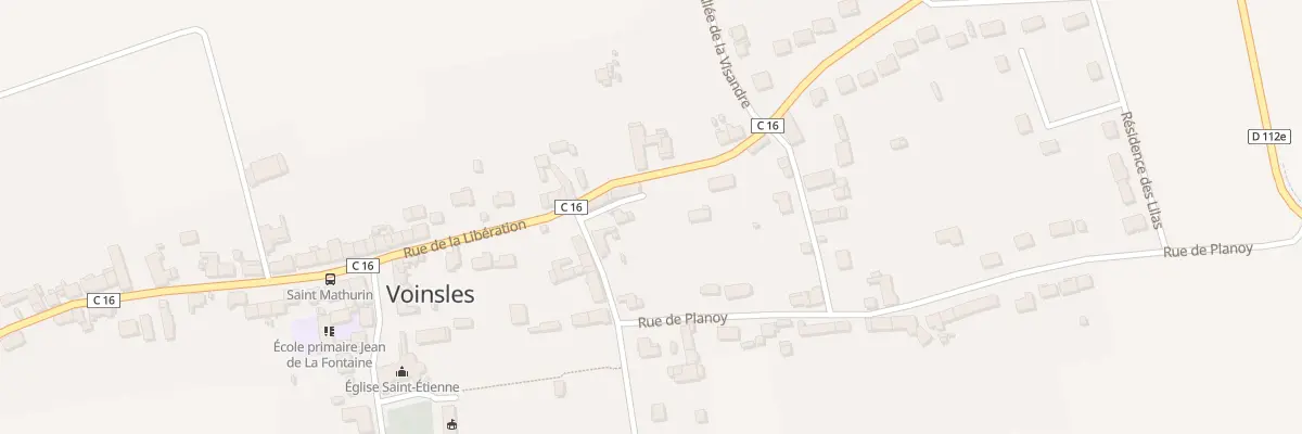 Plan du 18 Rue de la Libération à Voinsles